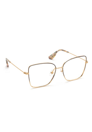 DOROTHY | 18K + Black Fade + Poppy Handcrafted, 18K Gold Plated KREWE Eyeglasses