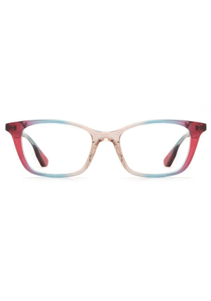 KREWE - RAMONA | Sorbetto Handcrafted, Luxury Multicolored Acetate Eyeglasses